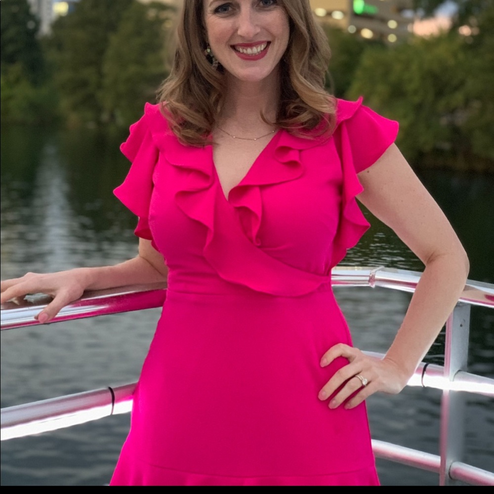 Nicole pink dress